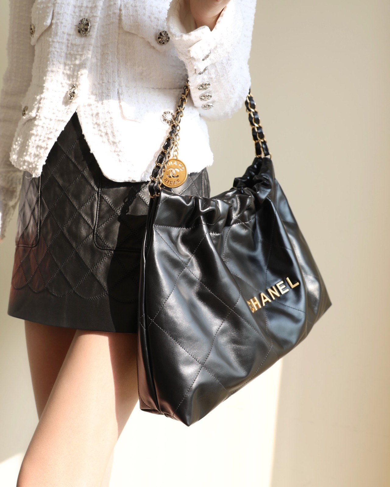 24C 橫款22Bag黑色 金扣_7