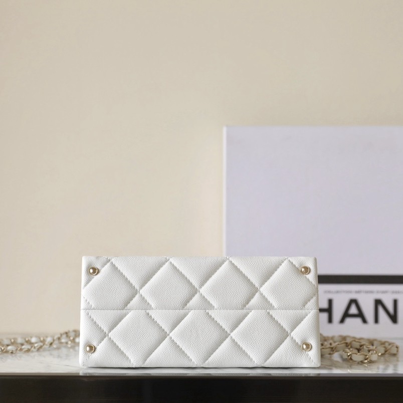 24P 小球紋Kelly白色 小號_4