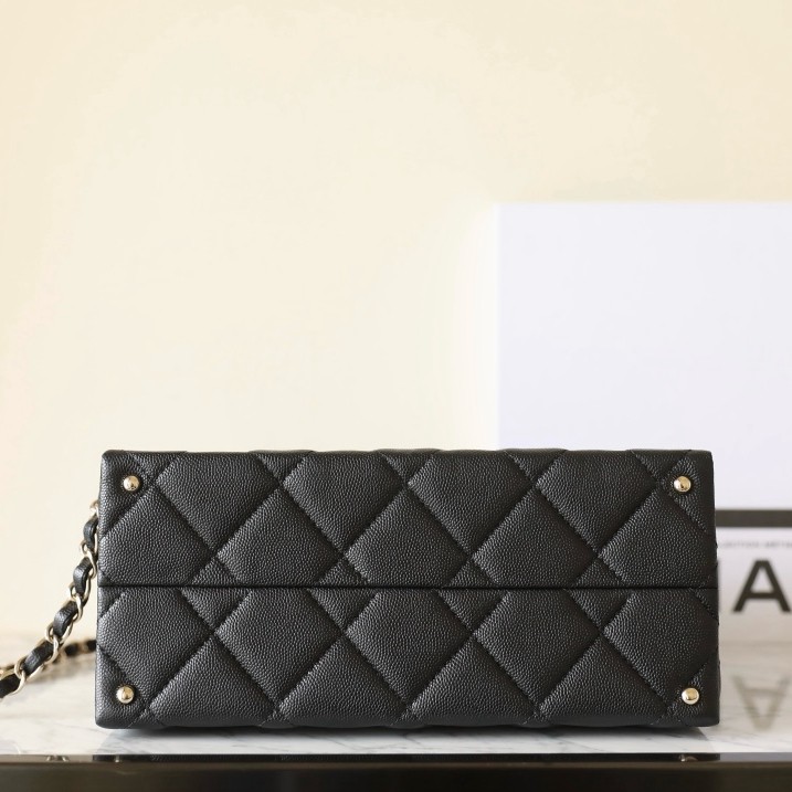 24P小球紋Kelly黑色大號_5