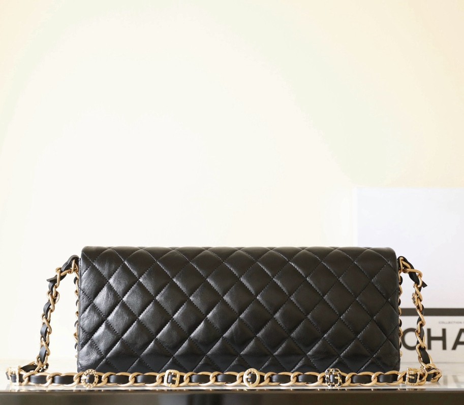 24A Maxi法棍手拿包 黑色_2