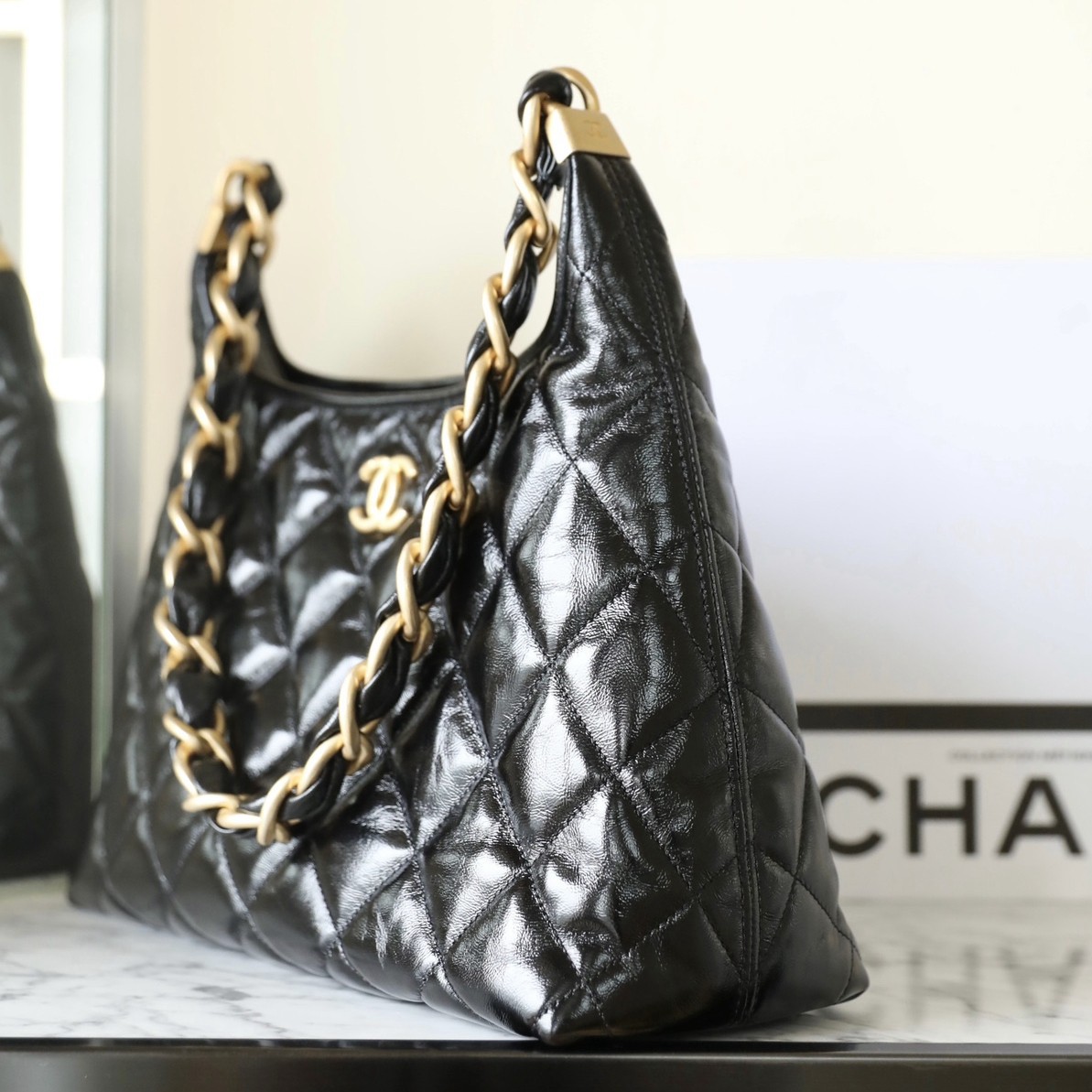 24A流浪腋下包 黑色 大號_3