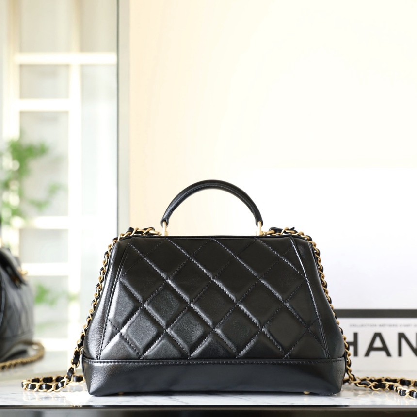 24A高級手提醫生包黑色 大號_3