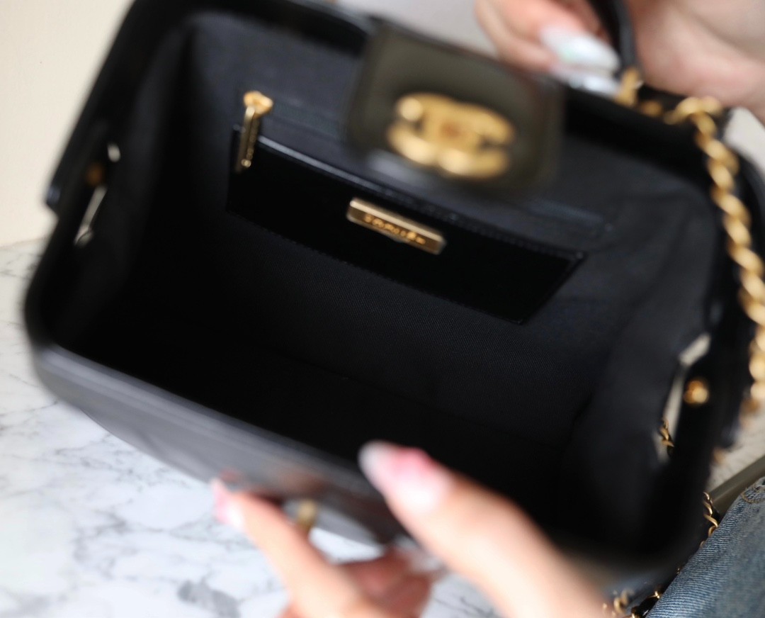 24A高級手提醫生包黑色 大號_6