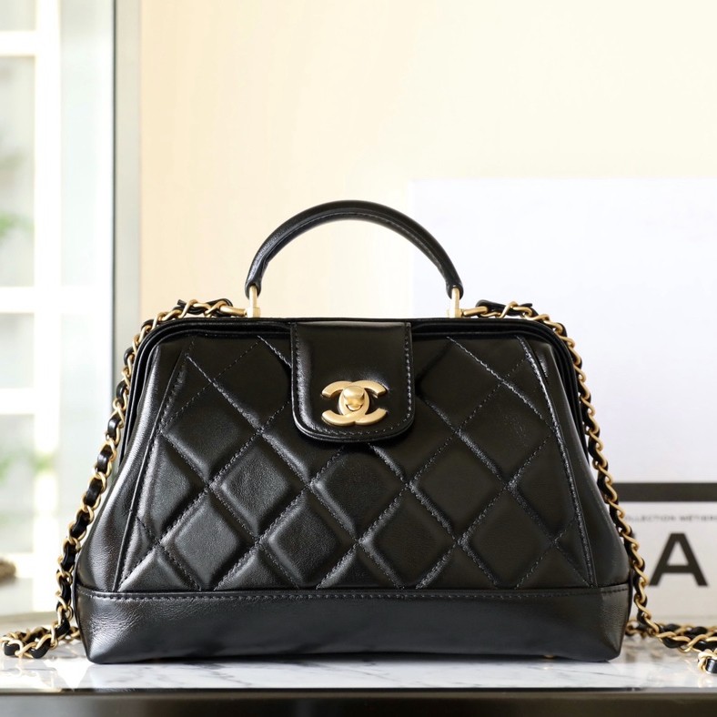 24A高級手提醫生包黑色 大號_1