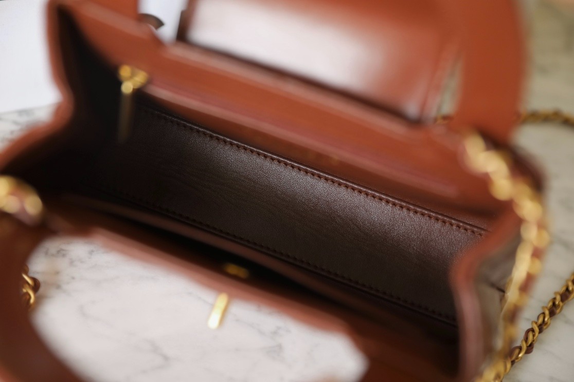 24A Kelly手提包大號焦糖色_5