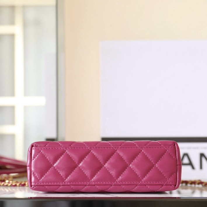 24A Kelly手提包大號紫紅色_4