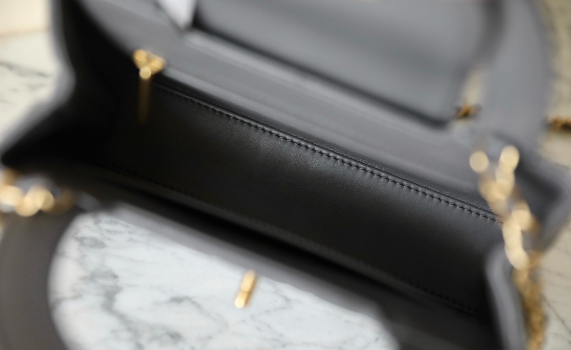 24A Kelly手提包大號深灰色_5