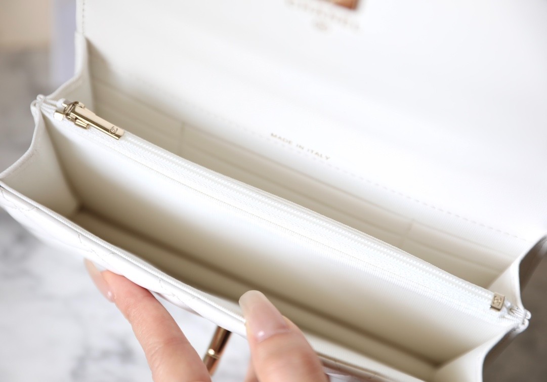 24S 珍珠手提風琴包 白色 24P_5