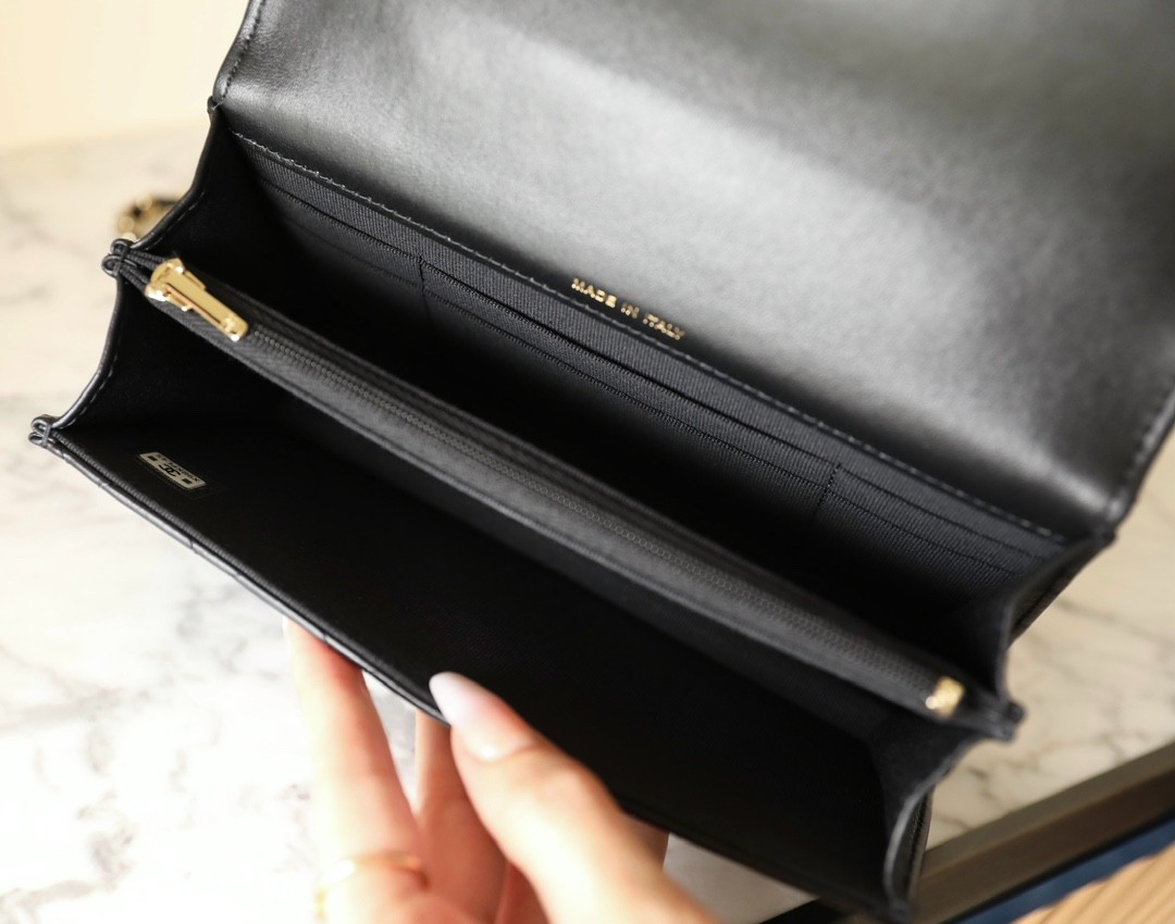 24S 珍珠手提風琴包 黑色_5