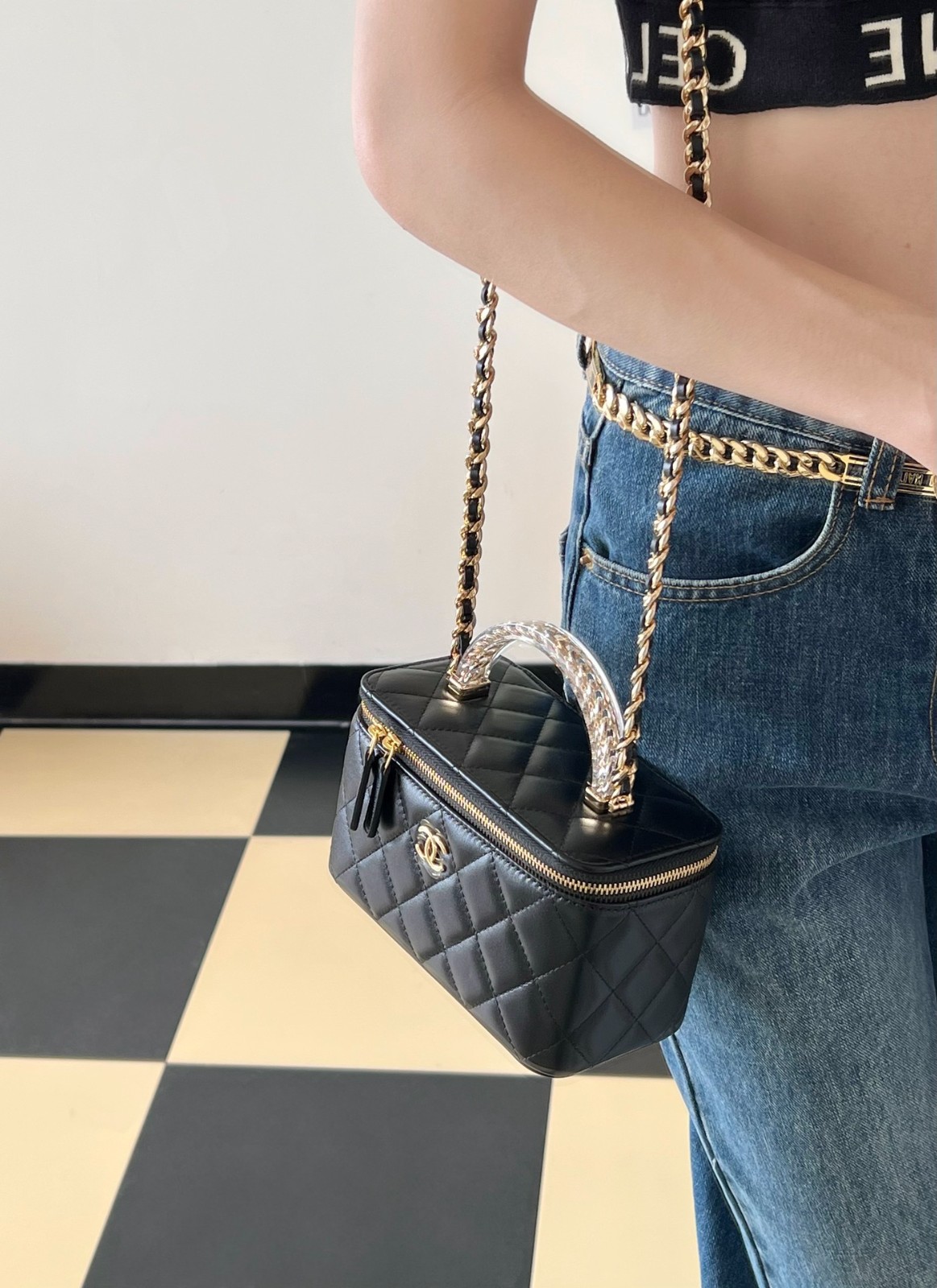 24S 透明手柄長盒子黑色_7