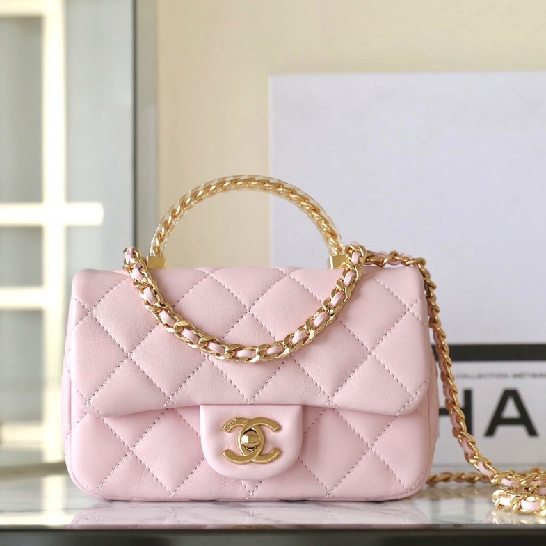 24S 透明手柄Mini CF粉色_1