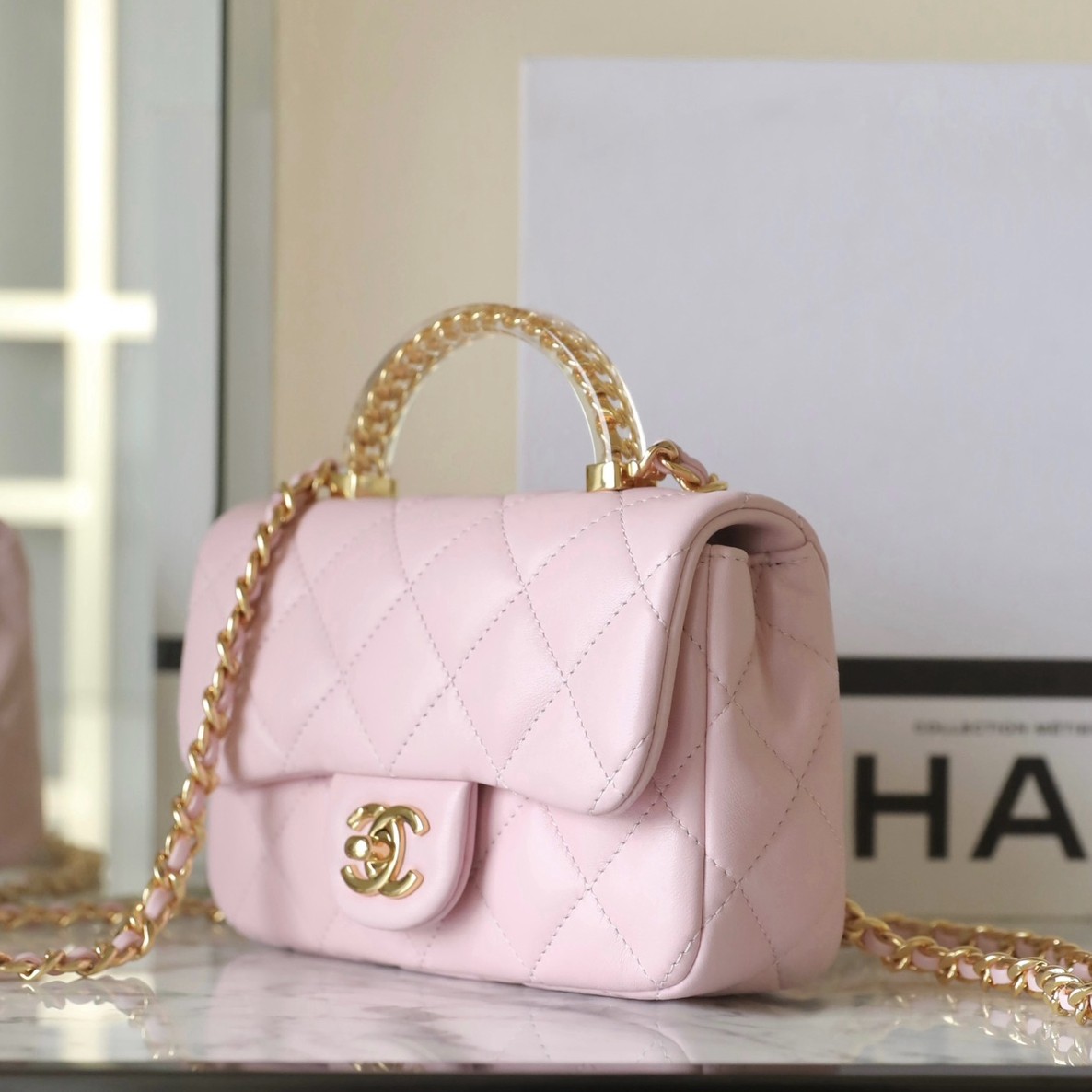 24S 透明手柄Mini CF粉色_2