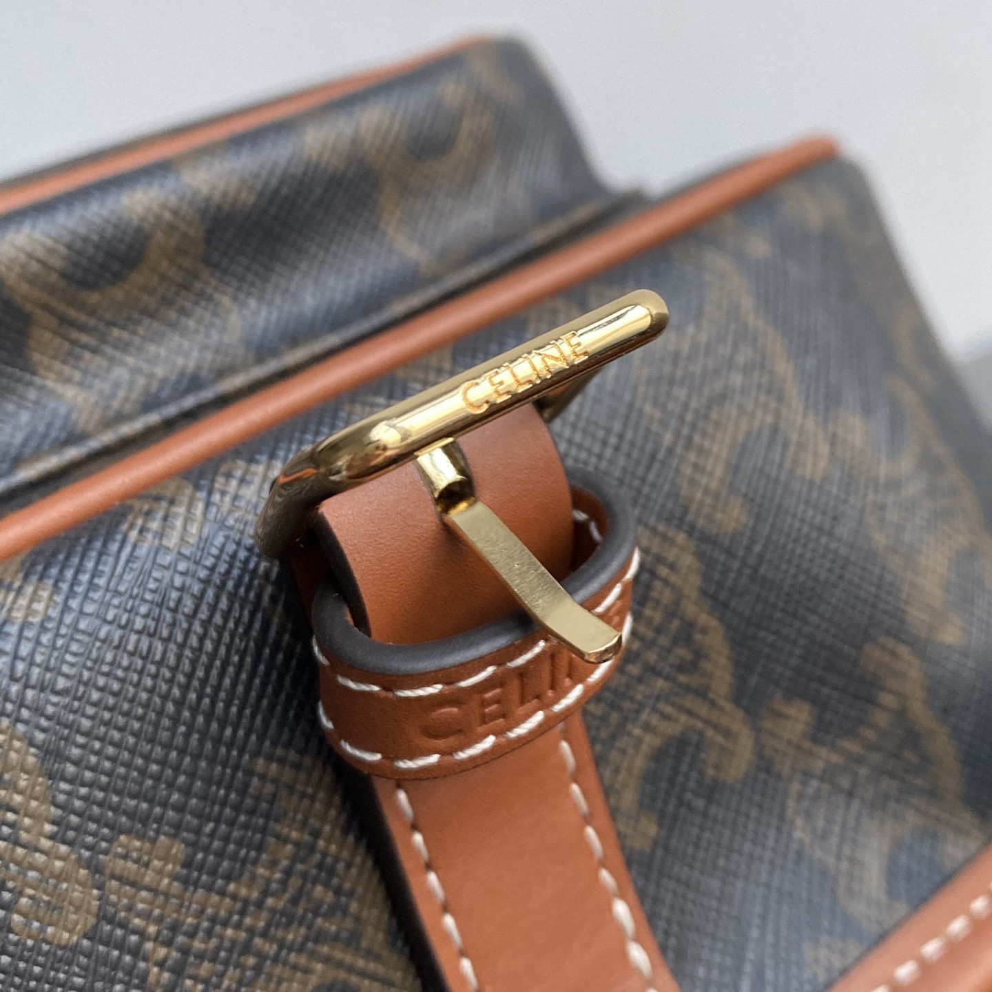 Folco經典老花馬鞍包_4