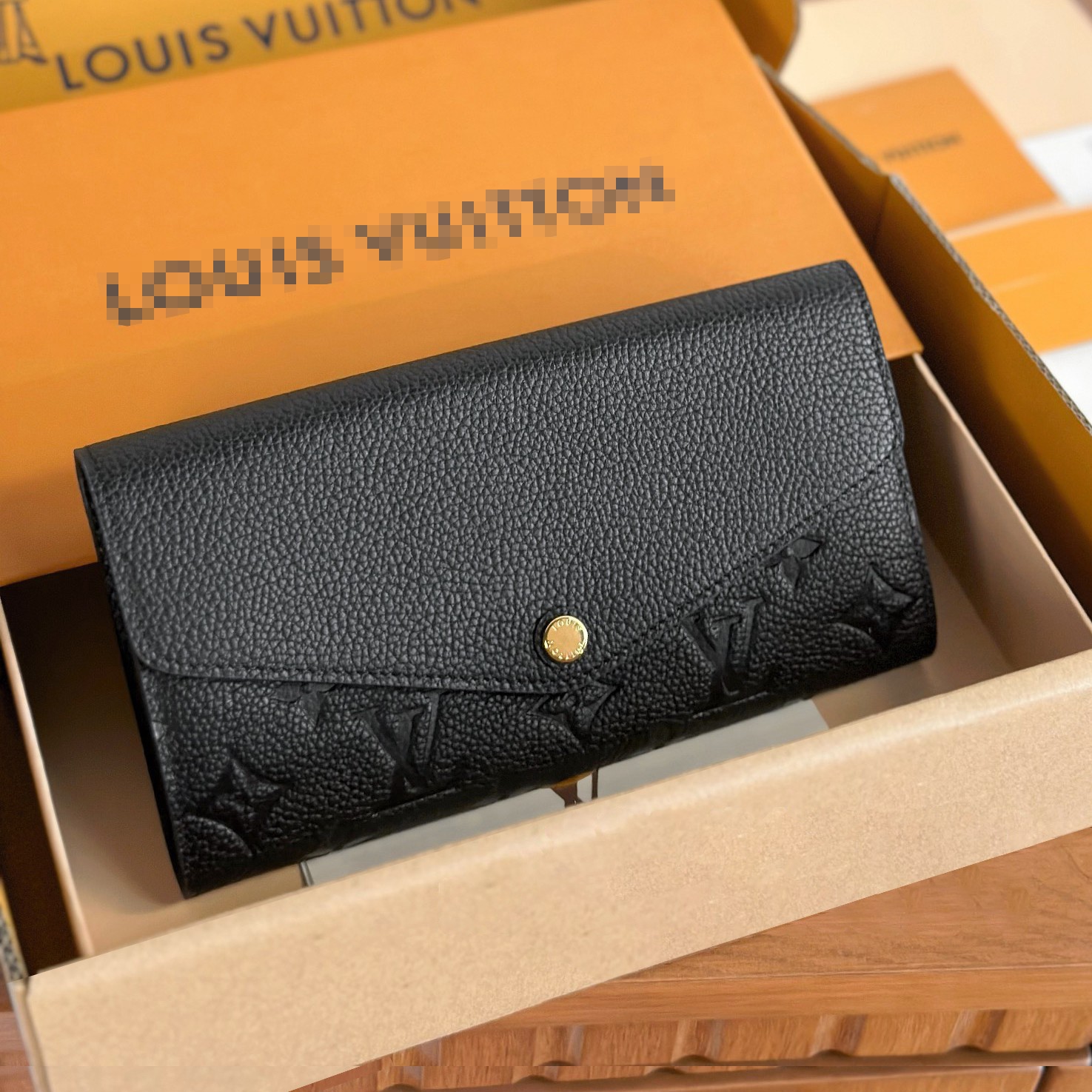 Sarah信封錢夾 黑色_1