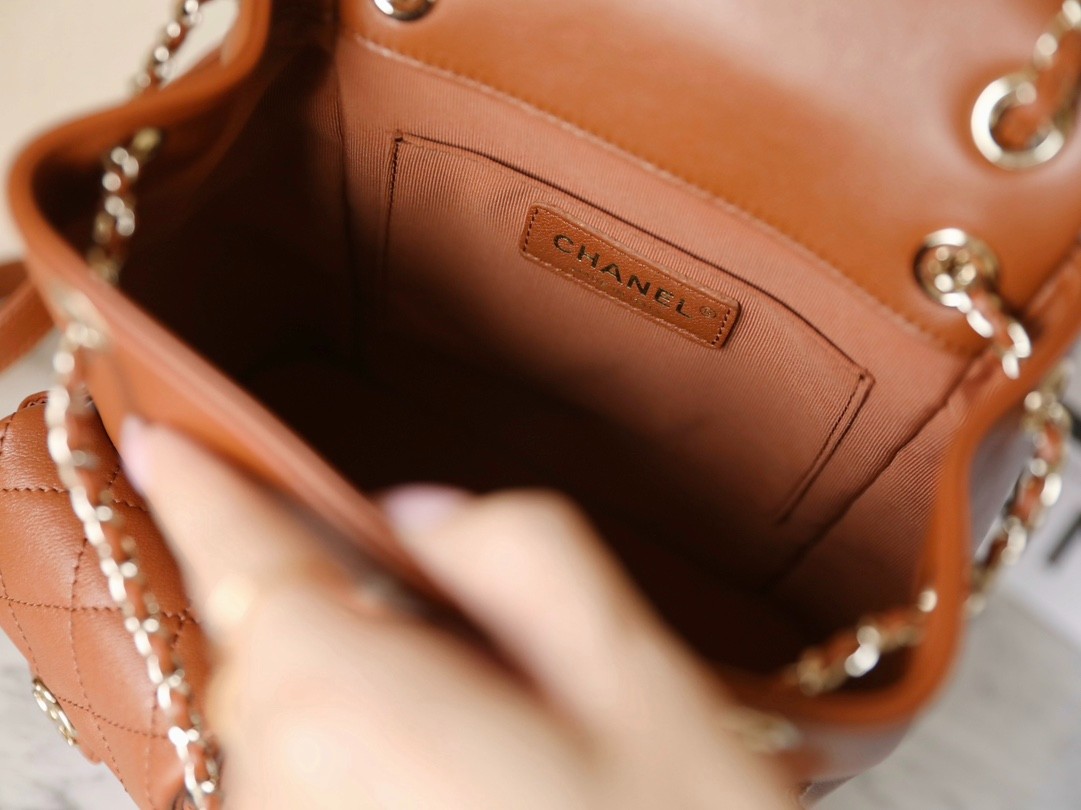 青蛙包雙肩包大號巧克力色_6