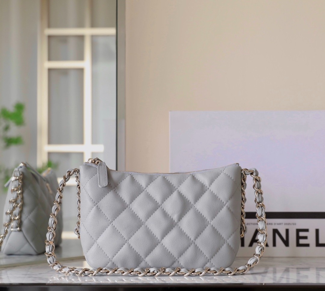 24P春夏 Hobo腋下包 灰色_4