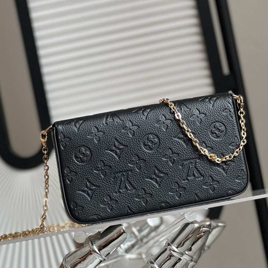 M64064 Felicie Pochette三合一鏈條包黑色_6