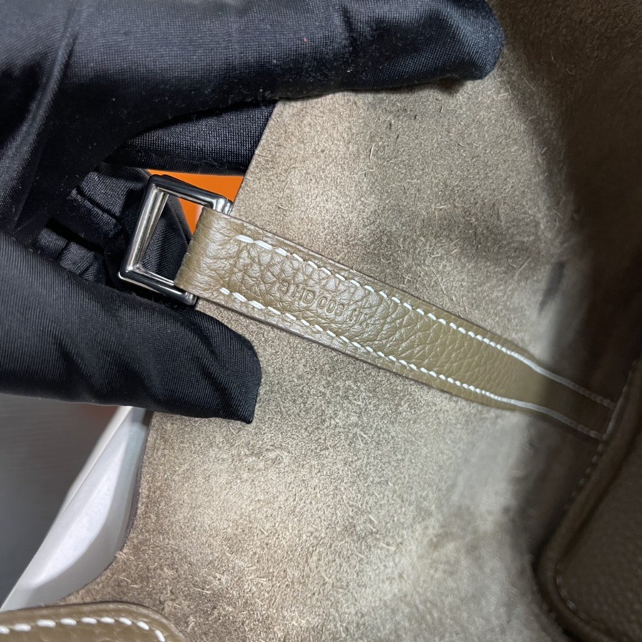 菜籃子Picotin 18 大象灰銀扣 TC皮_8