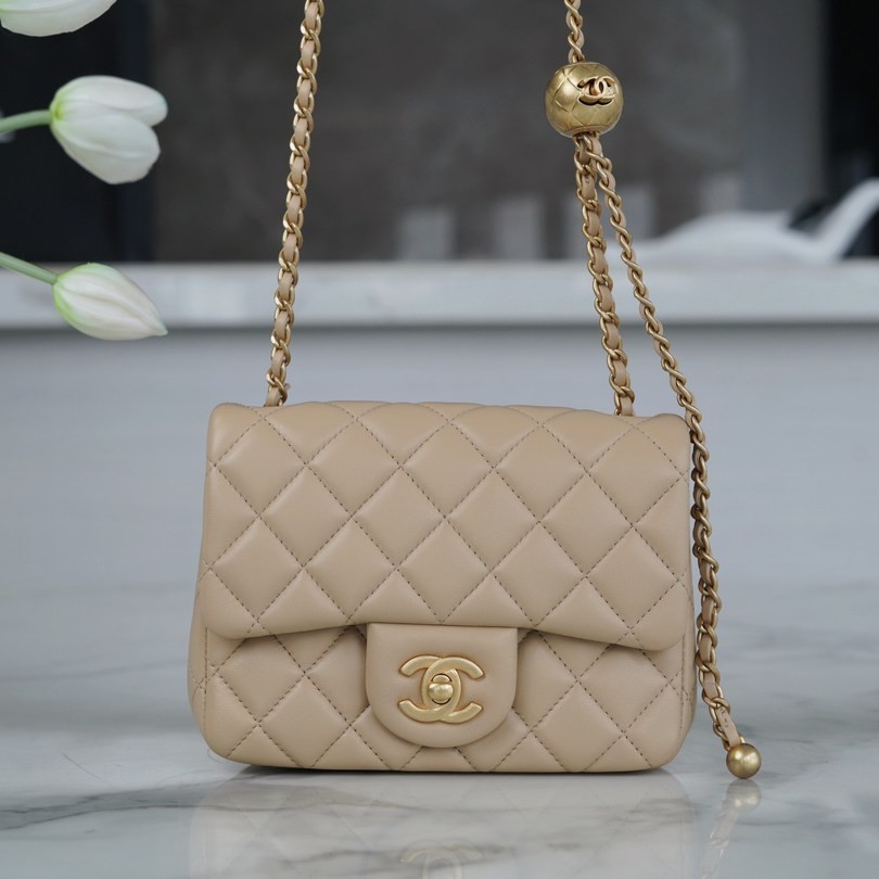 23K金屬球方胖子杏色_2