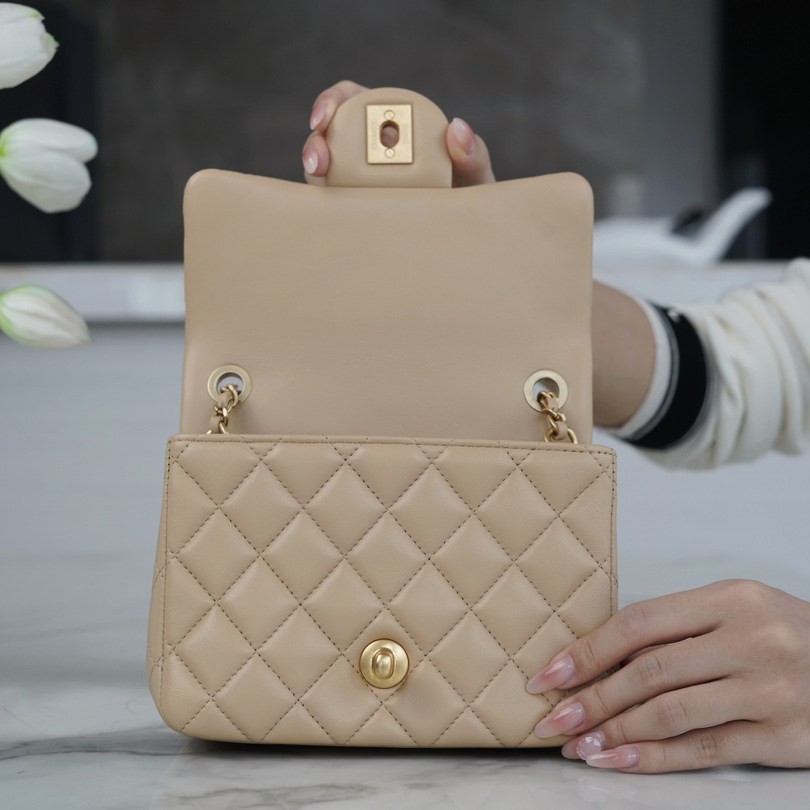 23K金屬球方胖子杏色_4