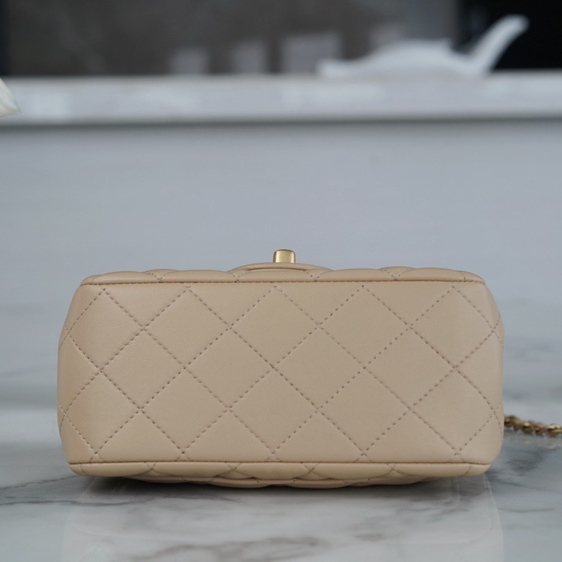 23K金屬球方胖子杏色_7