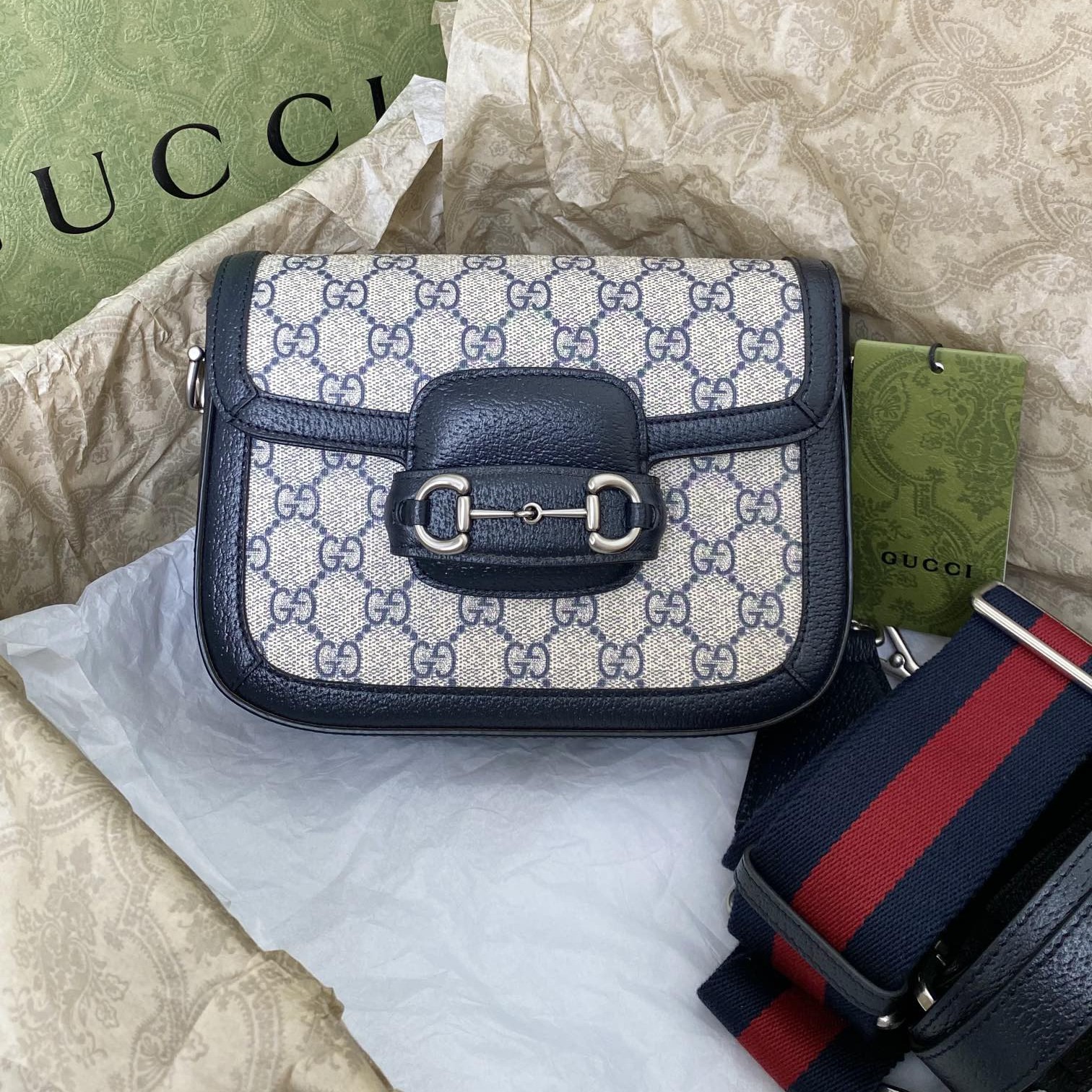 658574 Horsebit1955馬鞍包黑色_1