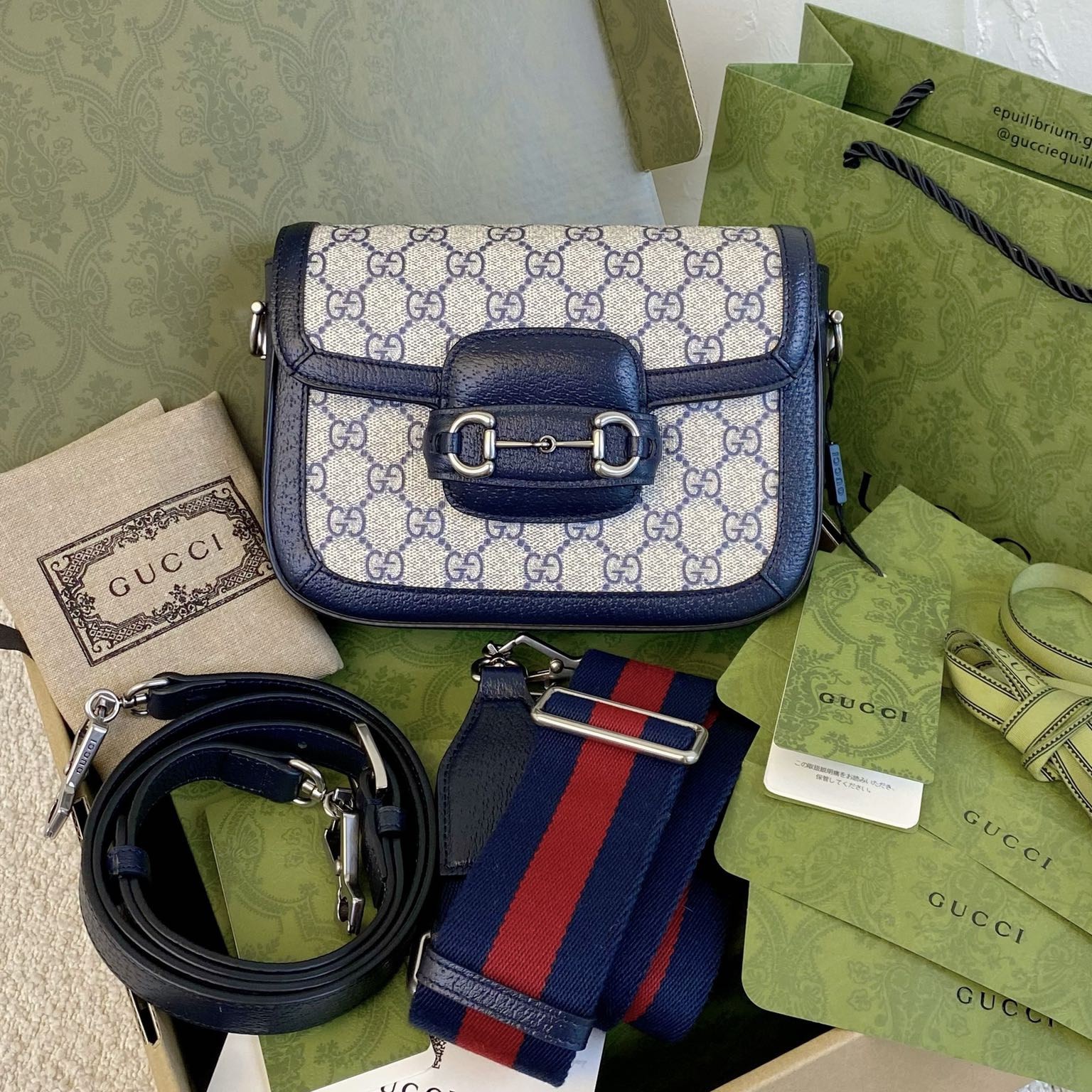 658574 Horsebit1955馬鞍包黑色_3