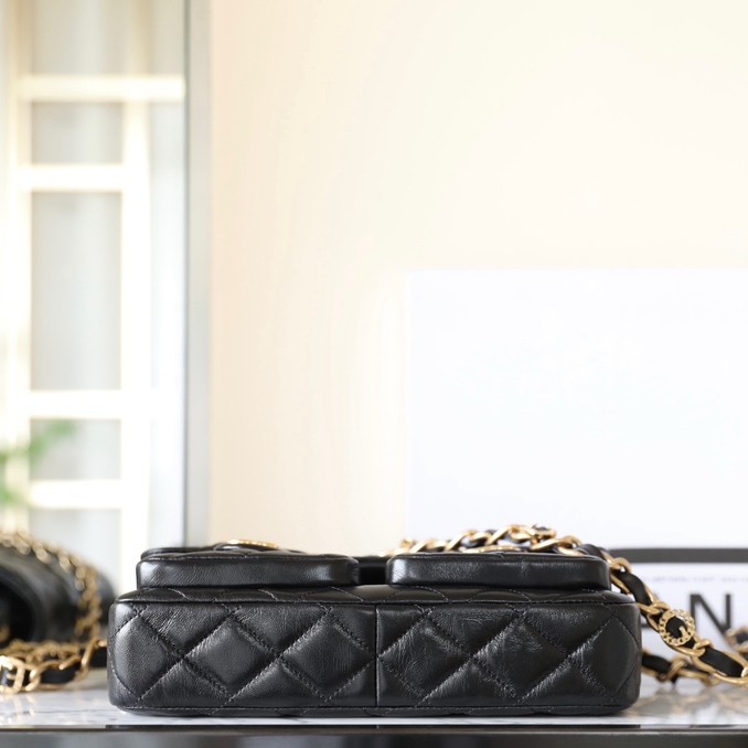 24A 手柄郵差包大號 黑色_8