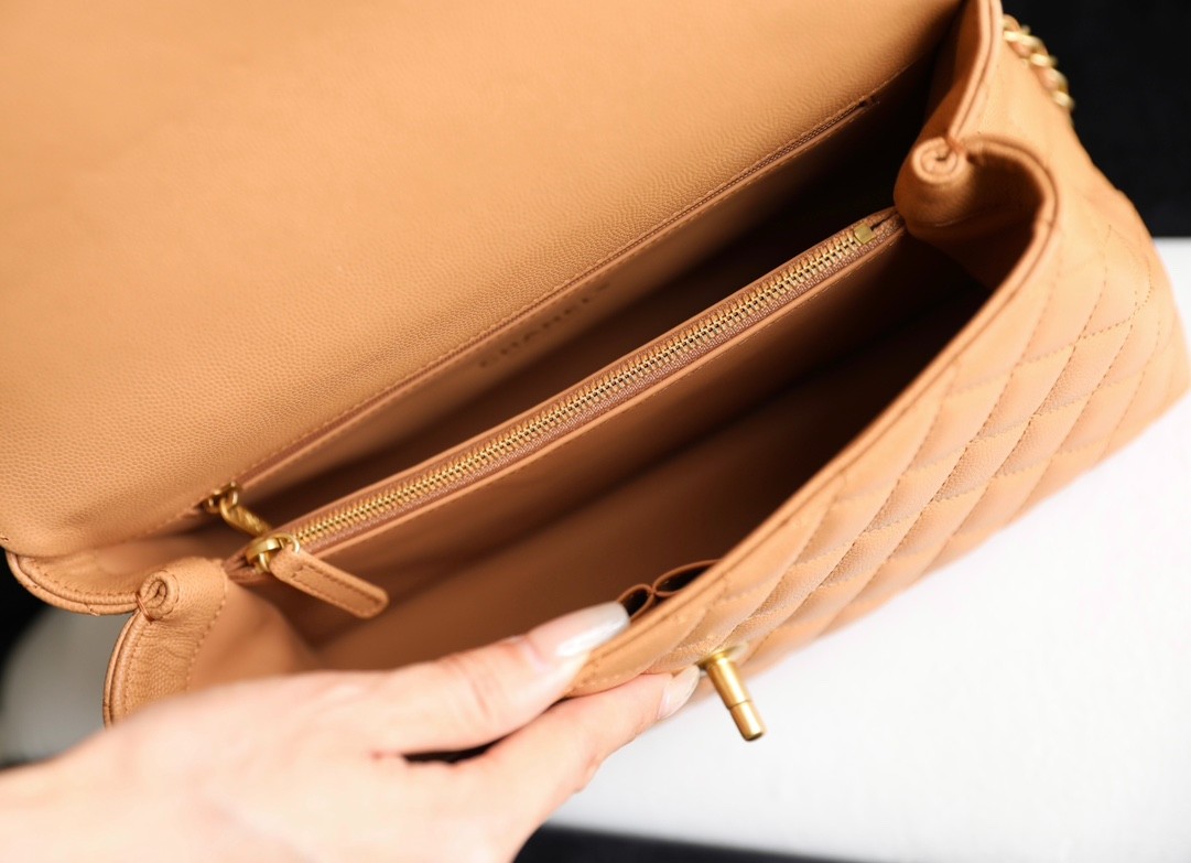 Cocohandle穿鏈手柄口蓋 焦糖色中號_7