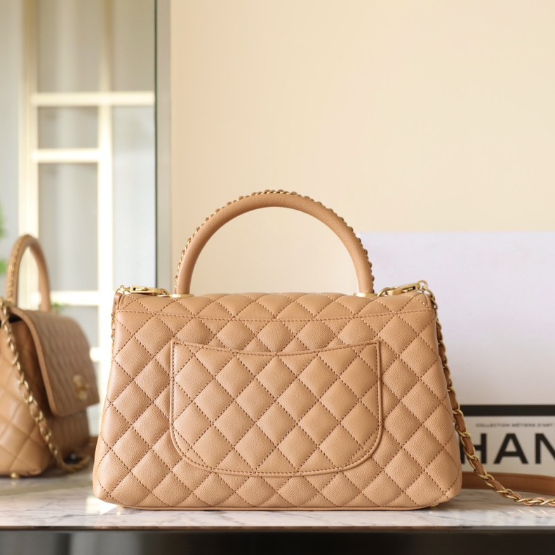 Cocohandle穿鏈手柄口蓋 焦糖色中號_4