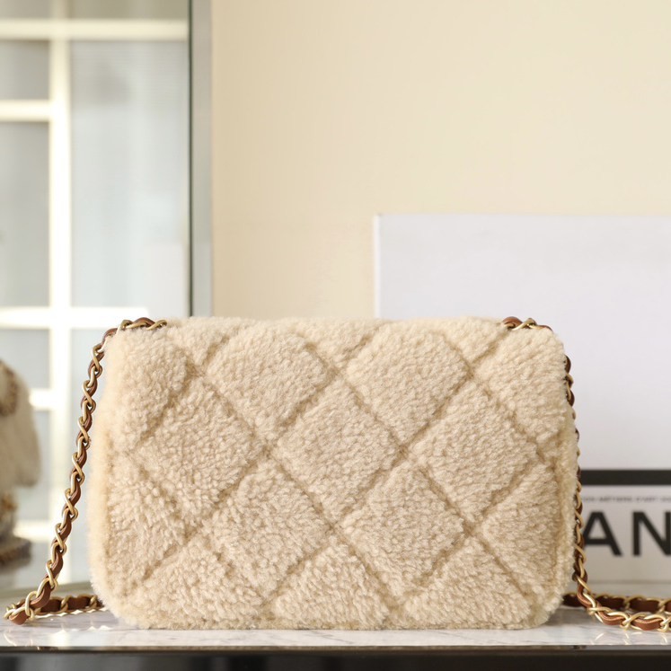 24K 泰迪熊鏈條口蓋包中號_4