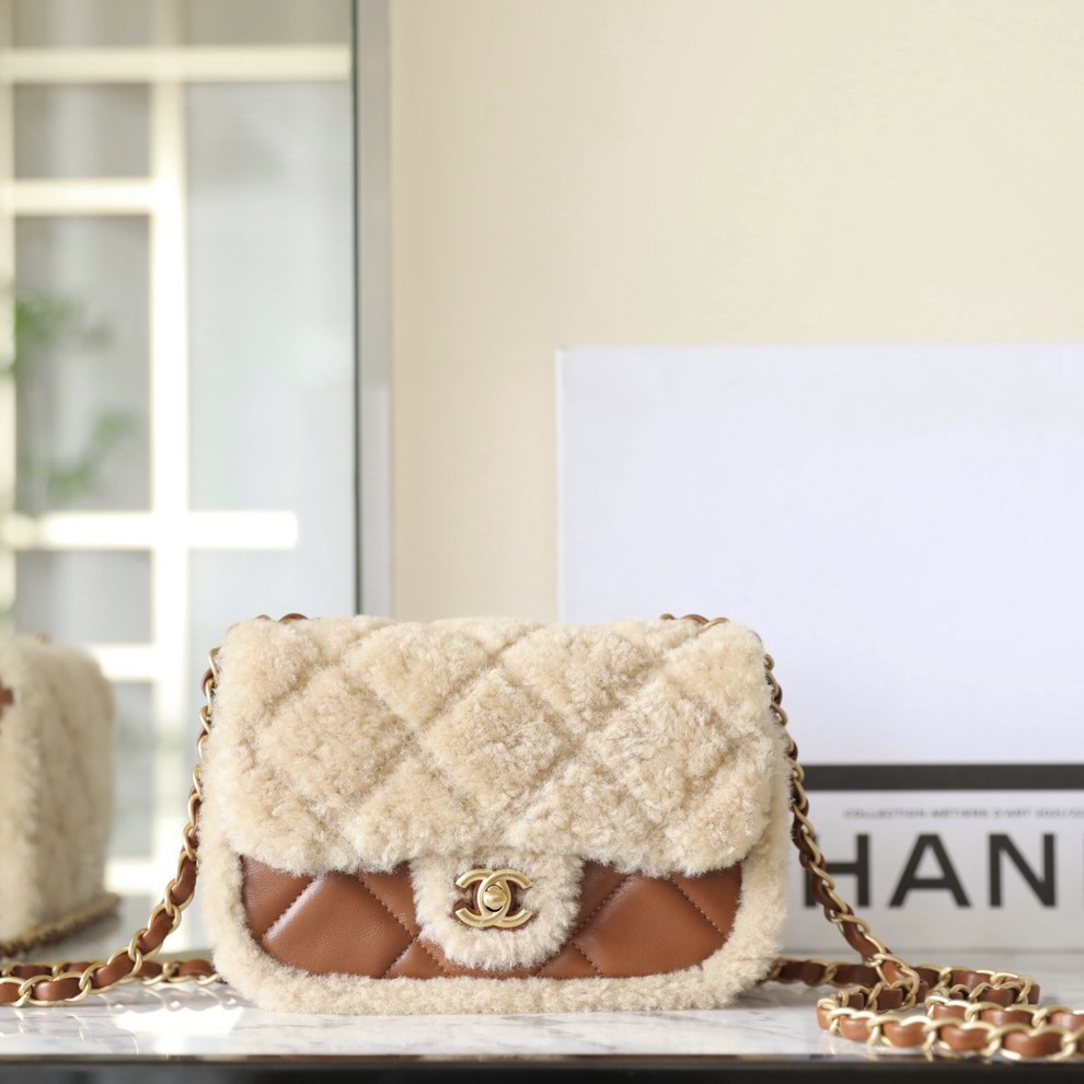 24K 泰迪熊鏈條口蓋包小號_1