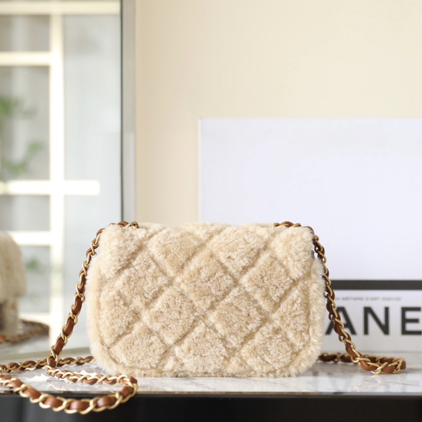 24K 泰迪熊鏈條口蓋包小號_4