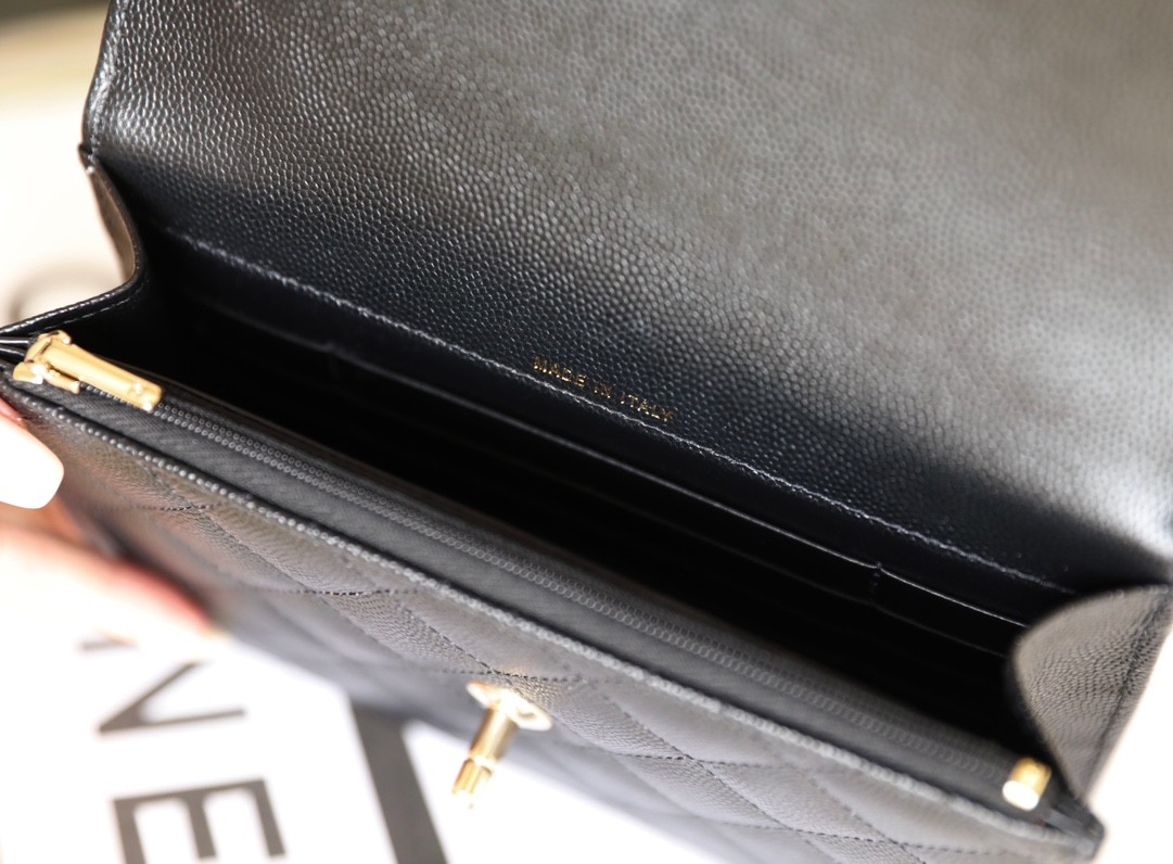 25C早春手提郵差背包 黑色_7