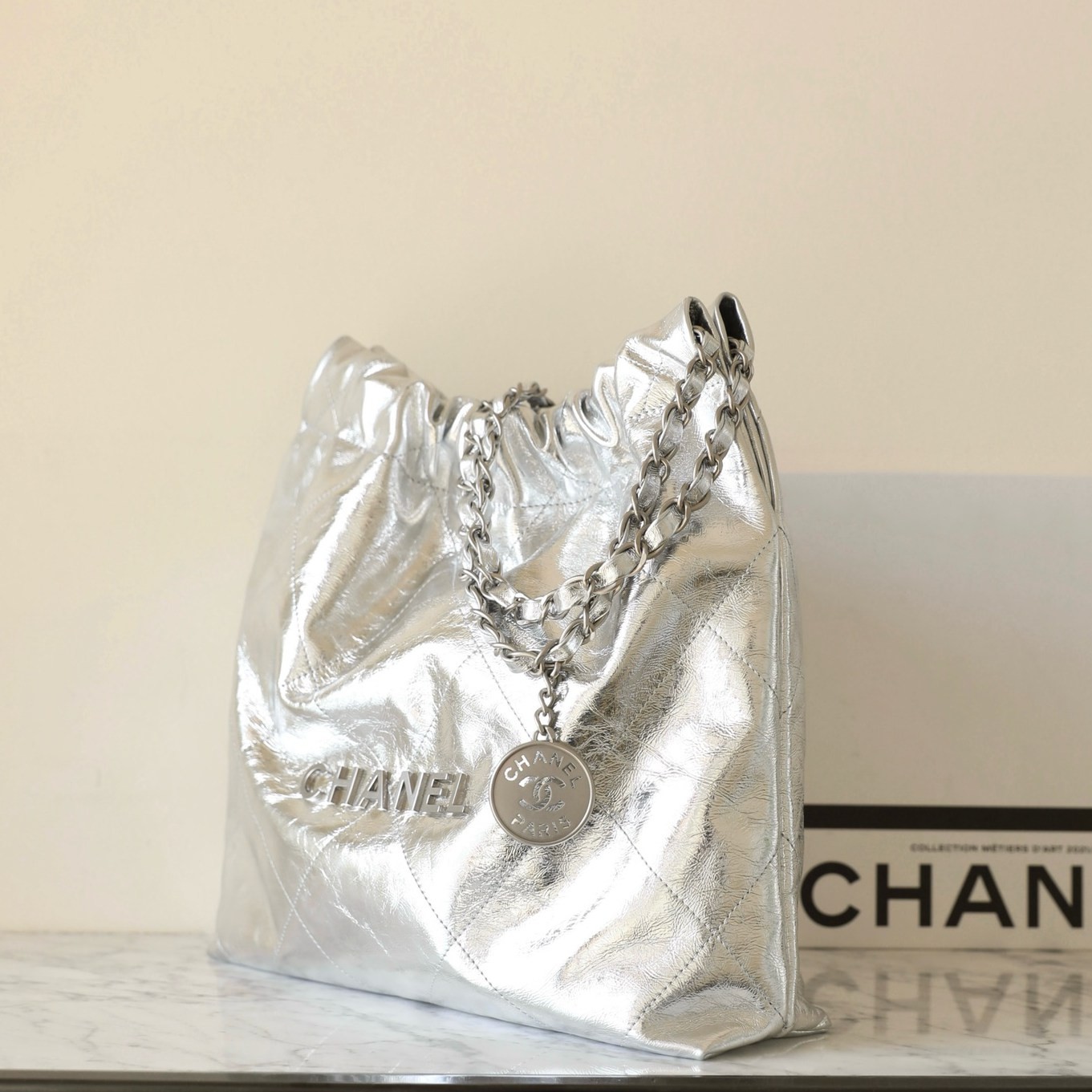 22Bag垃圾袋 金屬銀 小號_2