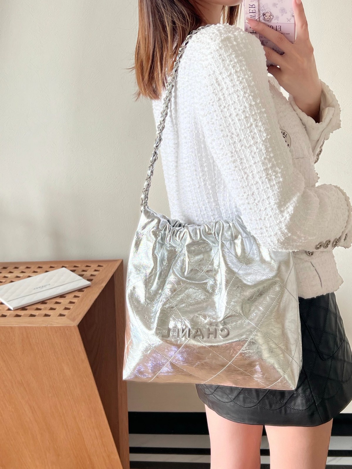 22Bag垃圾袋 金屬銀 小號_7