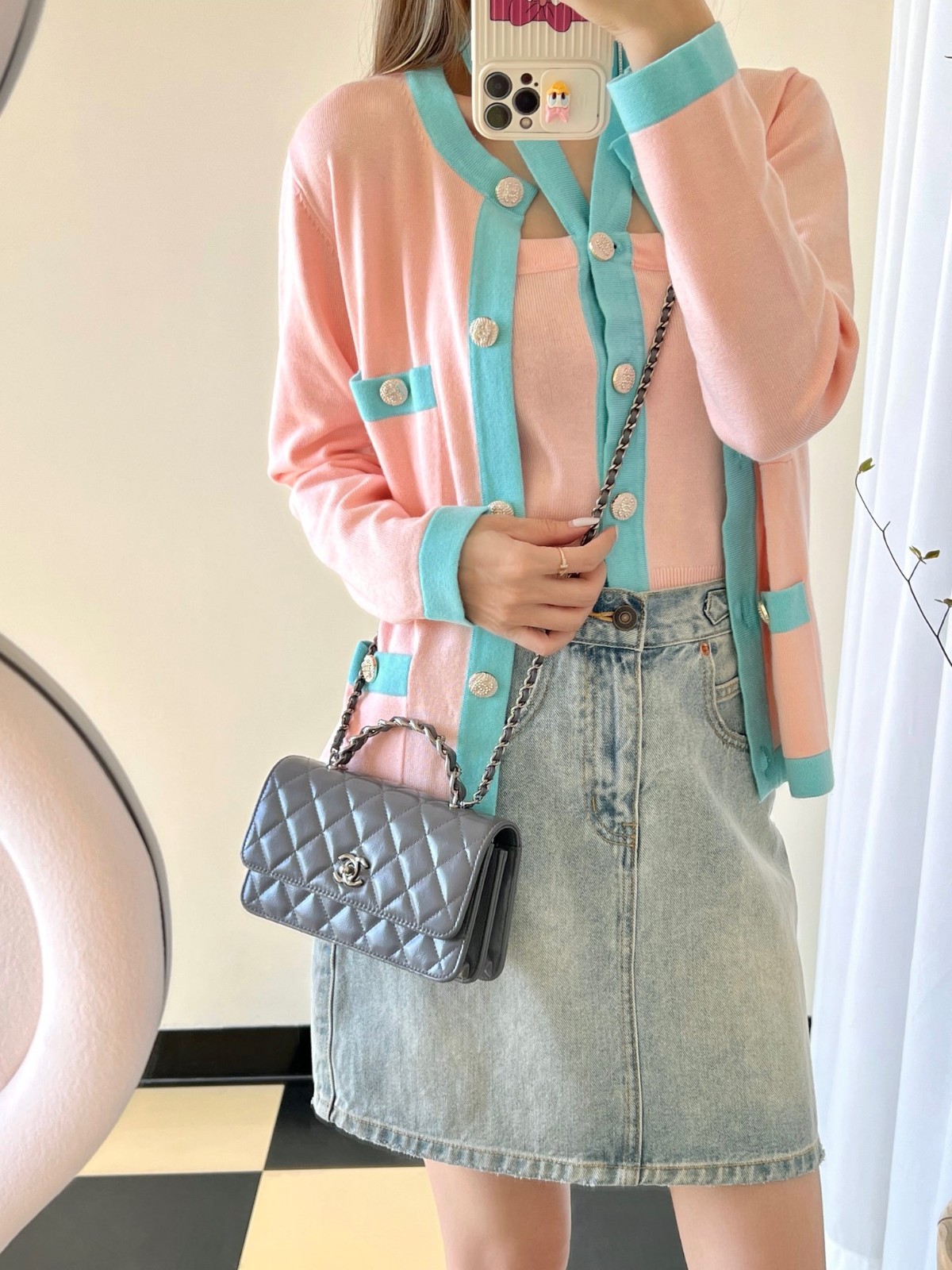 水鑽風琴小包深灰_2