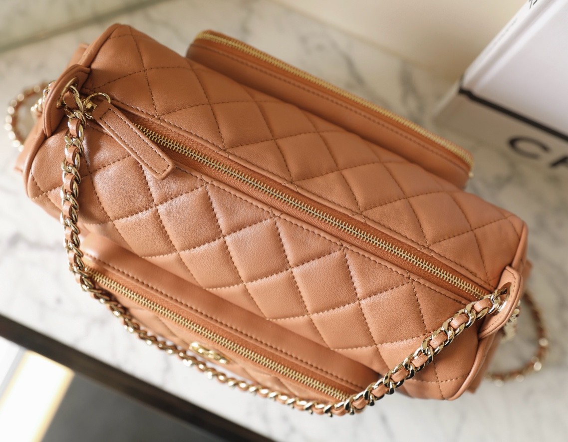 24K 雙袋相機包大號 焦糖色_7