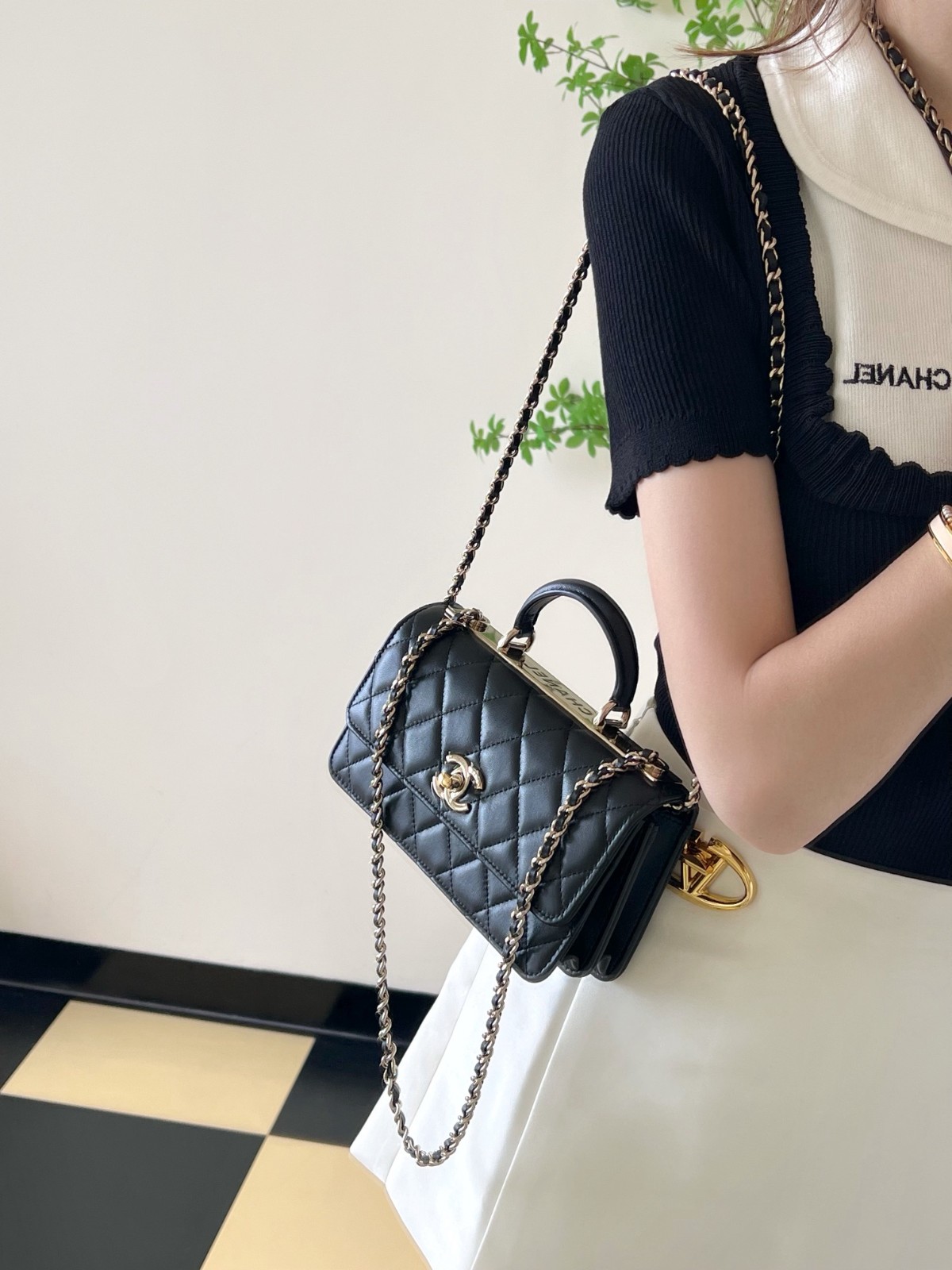 24B Trendy風琴包黑色_2