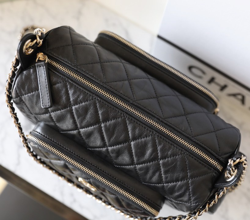 24K 雙袋相機包大號 黑色_4