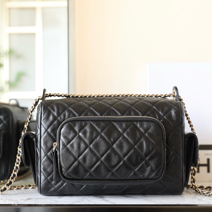 24K 雙袋相機包大號 黑色_5