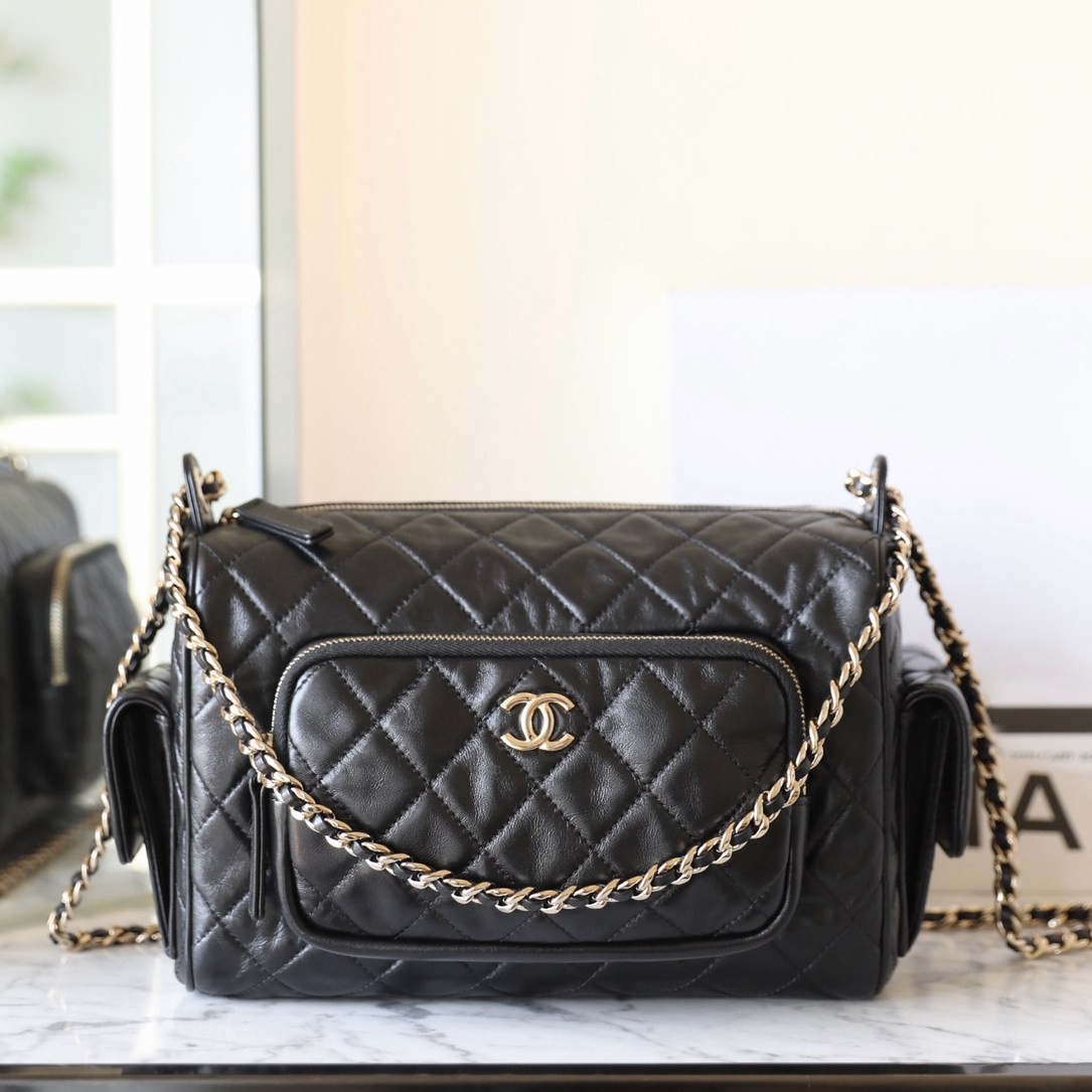 24K 雙袋相機包大號 黑色_1