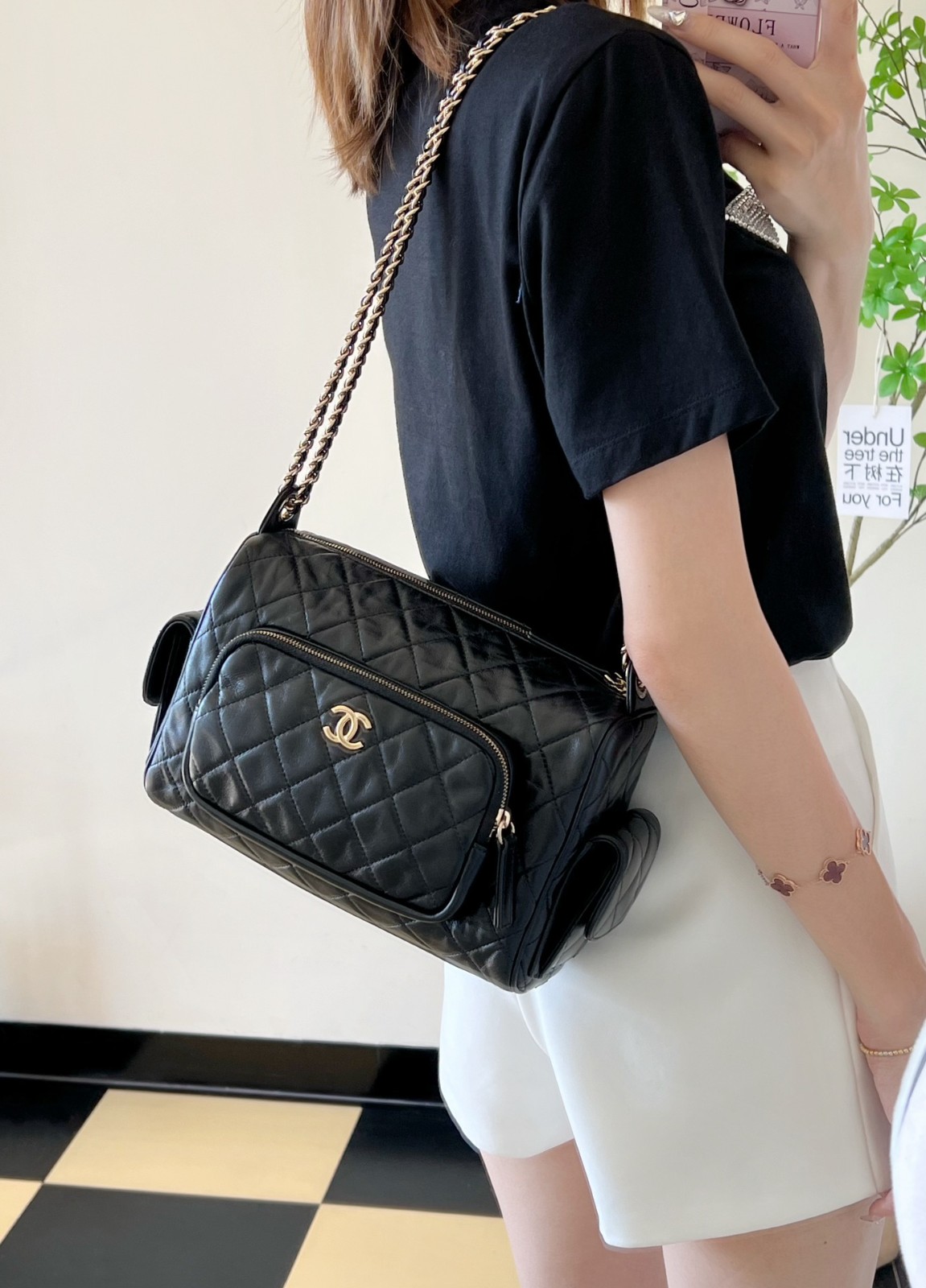 24K 雙袋相機包大號 黑色_2