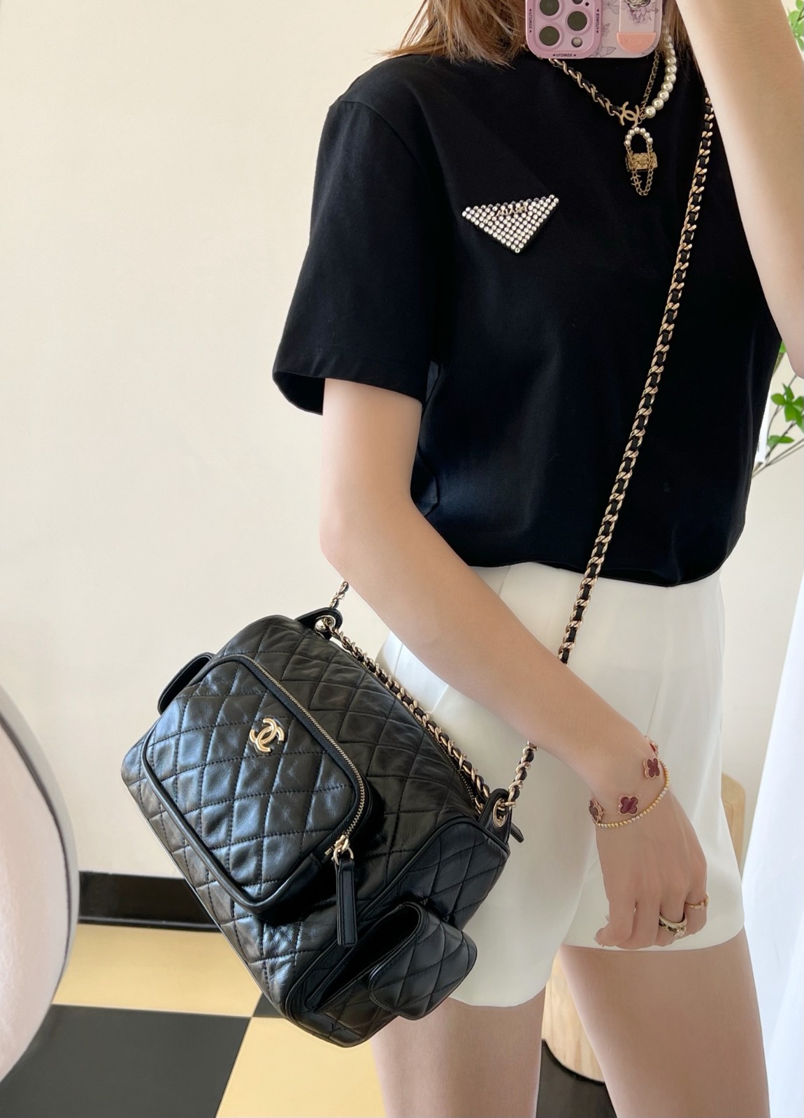 24K 雙袋相機包大號 黑色_9