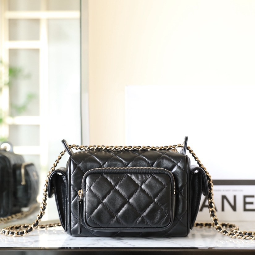 24K 雙袋相機包小號 黑色_3