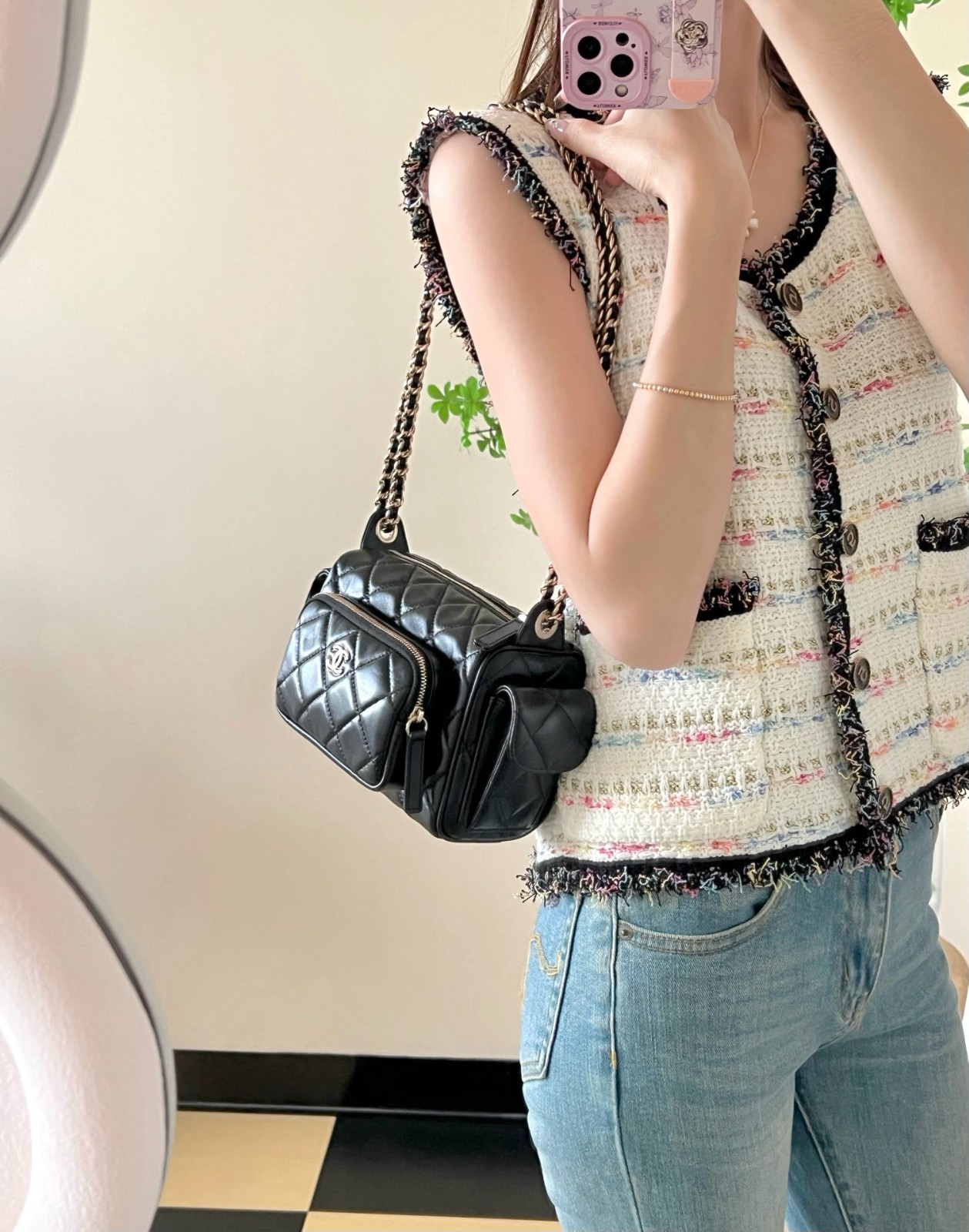 24K 雙袋相機包小號 黑色_9