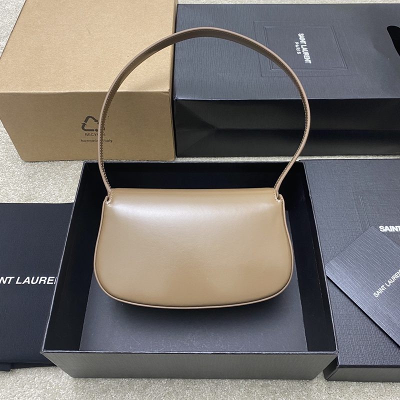 Voltaire皮革迷你肩背包 深木色_2