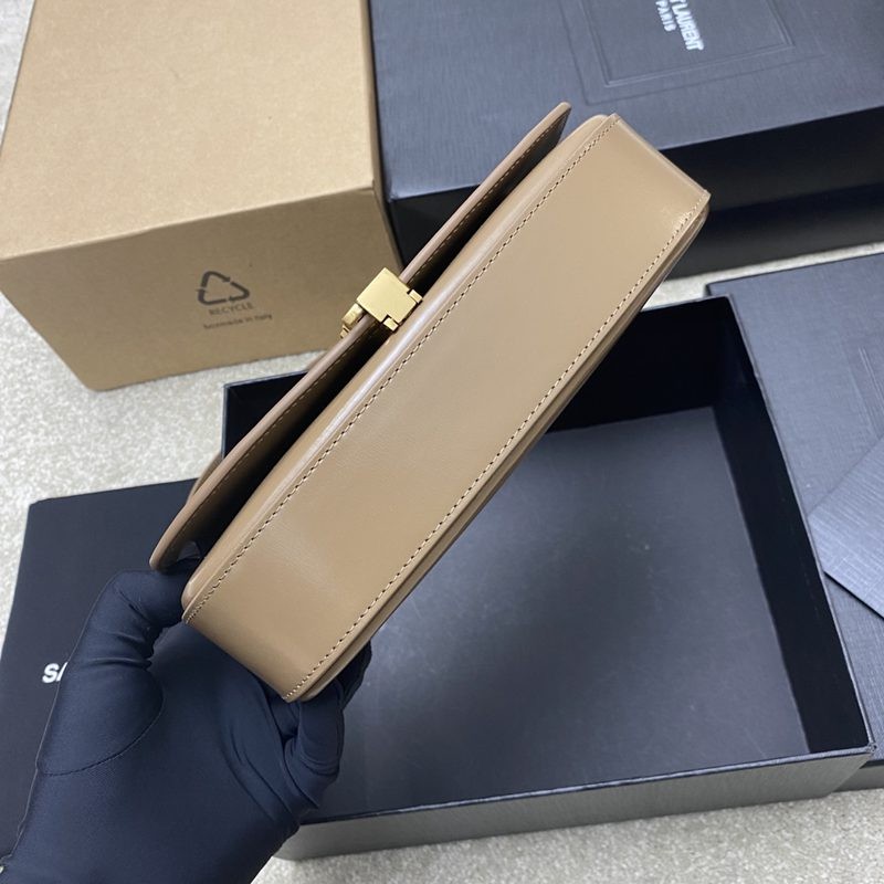 Voltaire皮革迷你肩背包 深木色_4