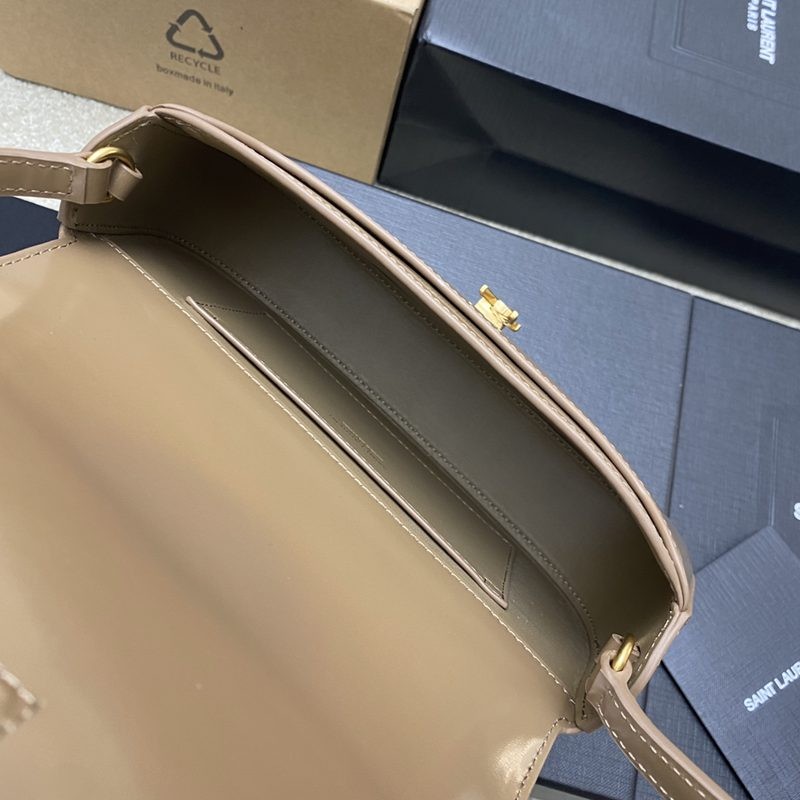 Voltaire皮革迷你肩背包 深木色_6