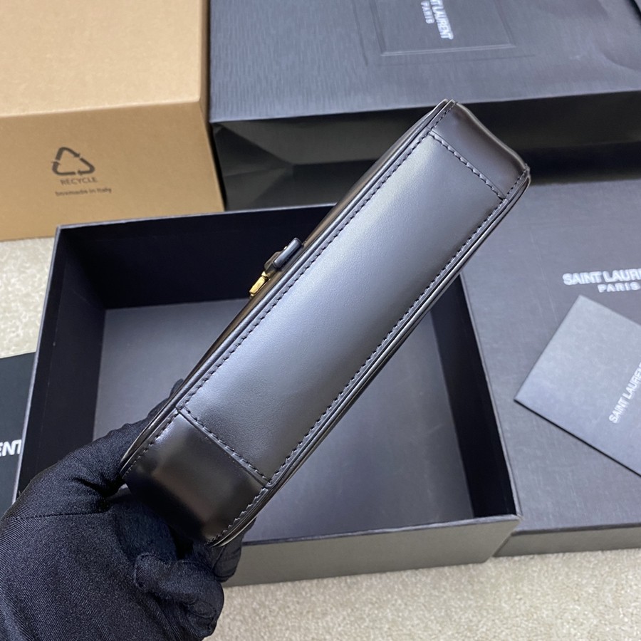 LE 5A7光滑皮革手袋_5